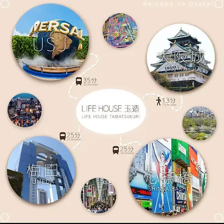 303号室ライフハウス玉造 大阪城 徒歩 新築 デザイナーズ 床暖 心斎橋 地下鉄 直通アパートメント エクステリア 写真